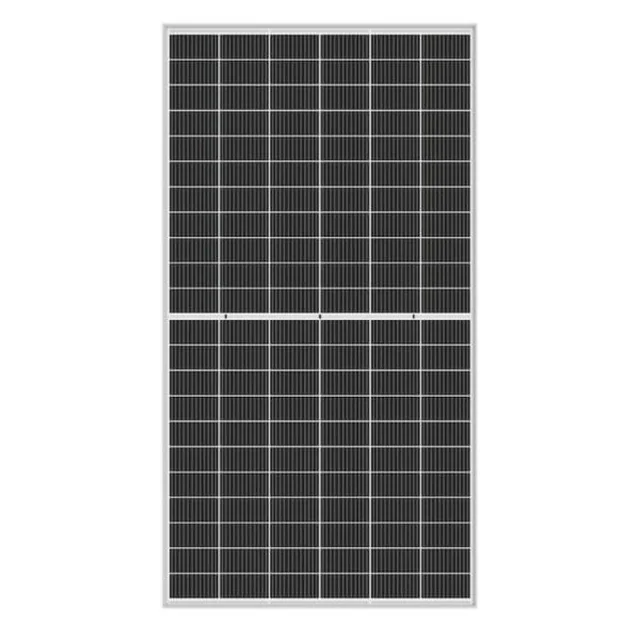 Solar panel Leapton 650 W LP210-210-M-66-MH, with gray frame