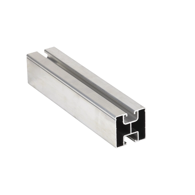 Solar panel mounting rail, 40x40mm, 3600 mm long, aluminium, reinforced