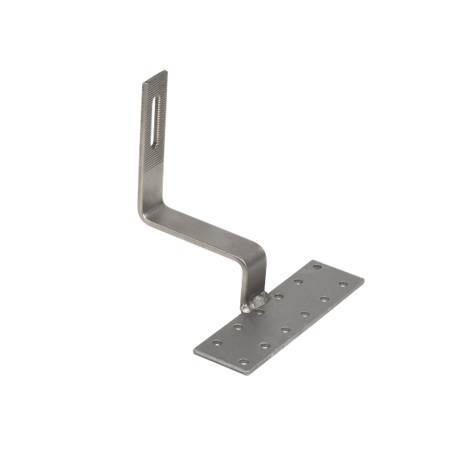 Solar roof hook, side mounted, non-adjustable, fixed, stainless steel