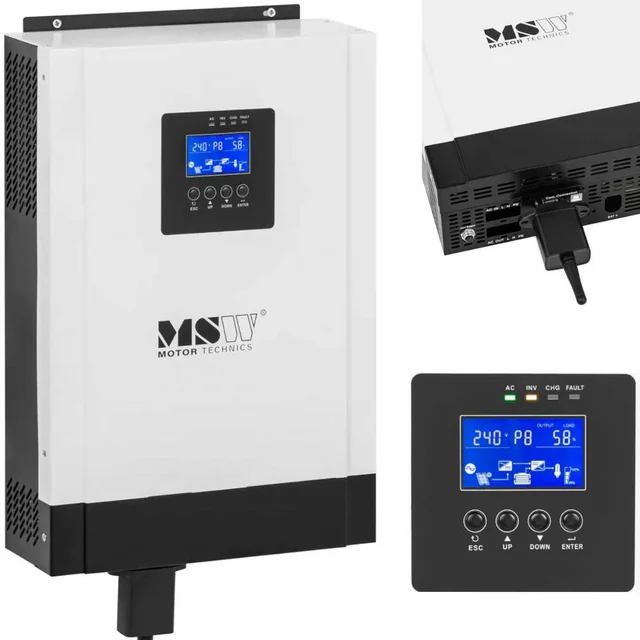 Solar-Wechselrichter mit MPPT-Off-Grid-Technologie für fotovoltaische LCD-Anzeigen 5000 W