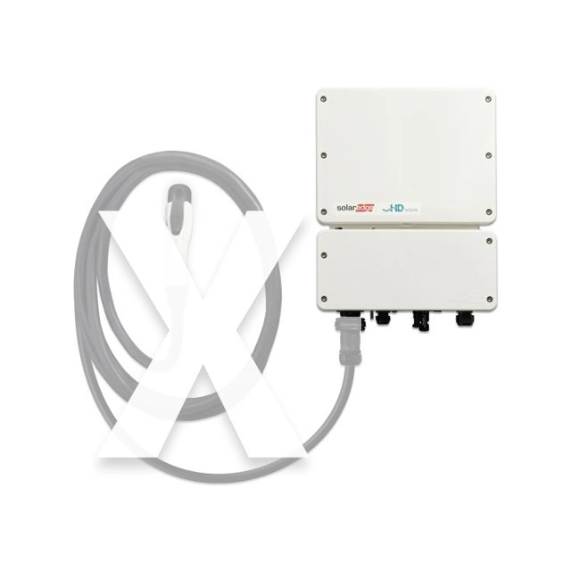 SolarEdge EV Charging Inverter 5.0kW (SE5000H-RW000BNV4) Inwersor jednofazowy z technologią HD-Wave i ładowarką zintegrowaną z VE, 5.0kW, Konfiguracja SetApp