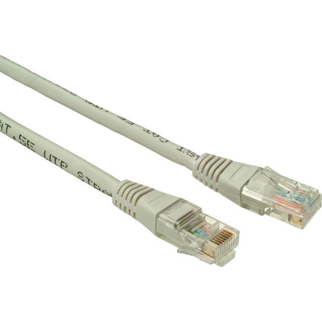 SOLARIX patch cable CAT5E UTP PVC 3m gray non-snag proof