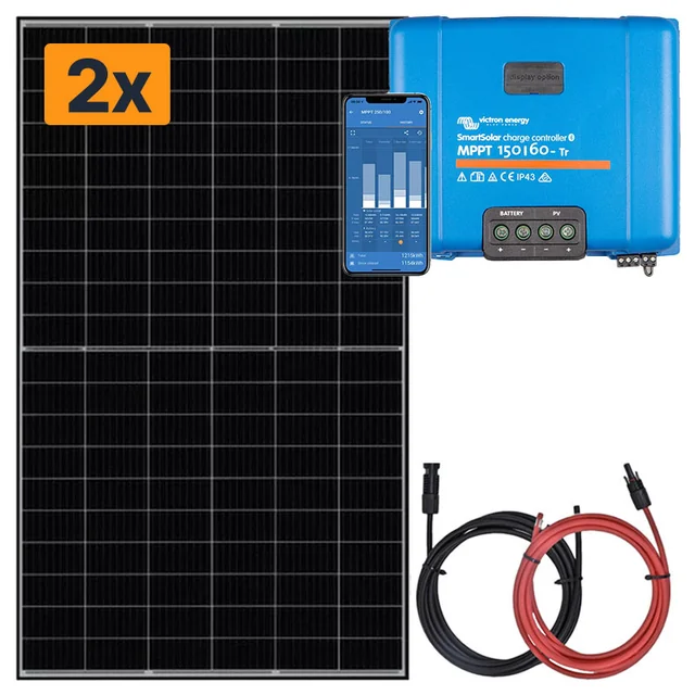Solarni panel 2x410W s regulatorom punjenja 60A MPPT 12V/24V