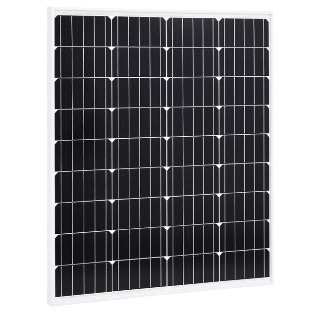 Solární panel, hliník a ochranné sklo, 80w