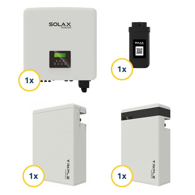 Solax Power Solax Full Set 10 Solax Converter X3 Hybrid G4 10kw Triple Power Battery T58 11 0481