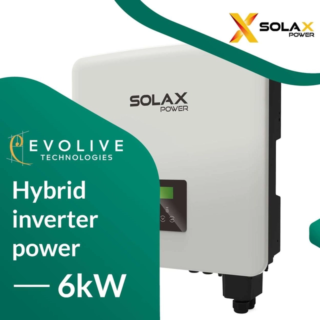 Solax hibrīda pārveidotājs X3-Hybrid-6.0-D G4