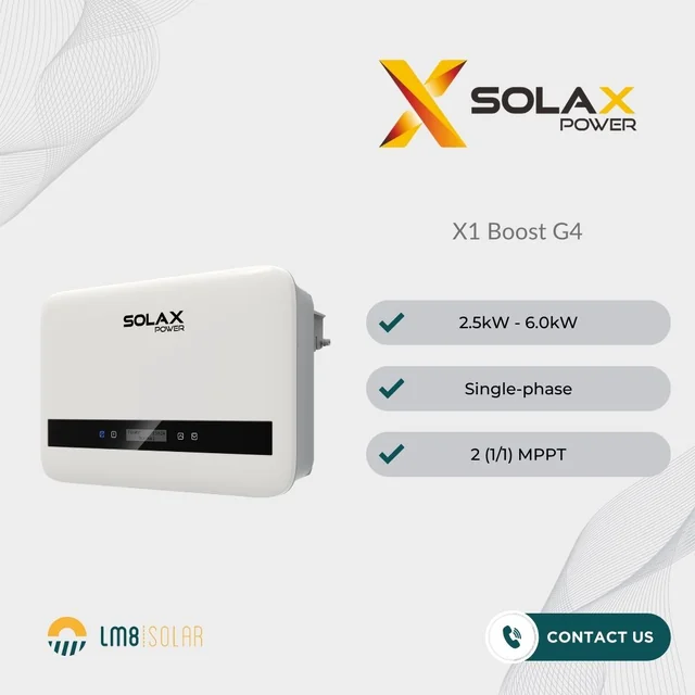 SolaX X1-BOOST-6.0 kW, Buy inverter in Europe