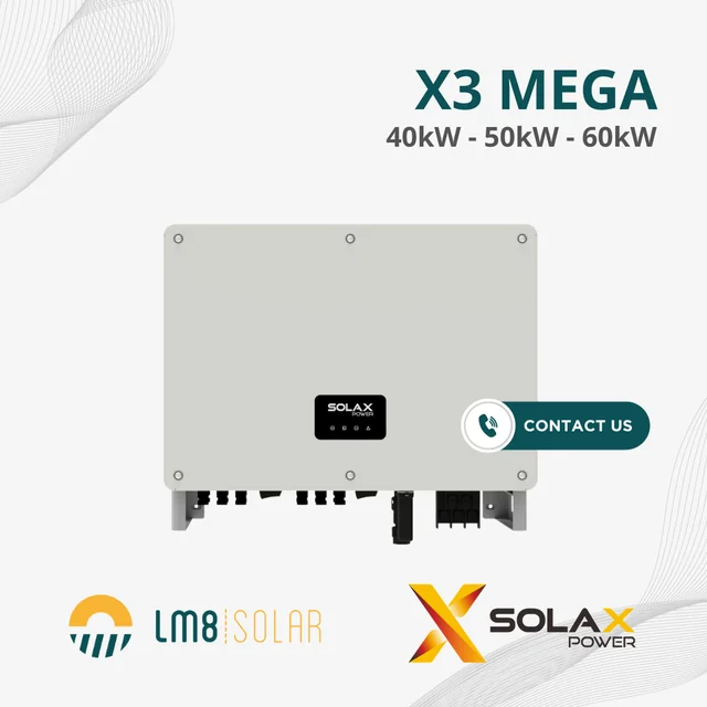 SolaX X3-MEGA-60 kW, Osta invertteri Euroopasta