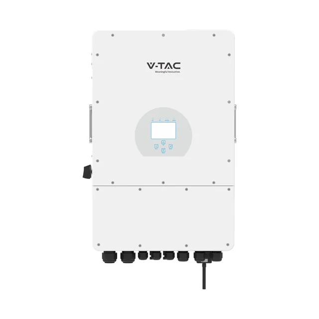 Solcelle-invertere 6kW - Trefaset - Hybrid - 5 År - IP65