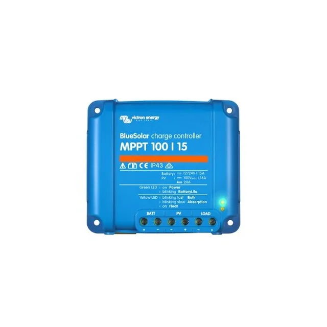 Solladdare 12V 24V 15A Victron Energy BlueSolar MPPT 100/15 - SCC010015200R