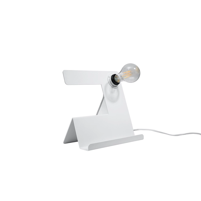 Sollux lampka biurkowa Incline E27 biała SL.0668