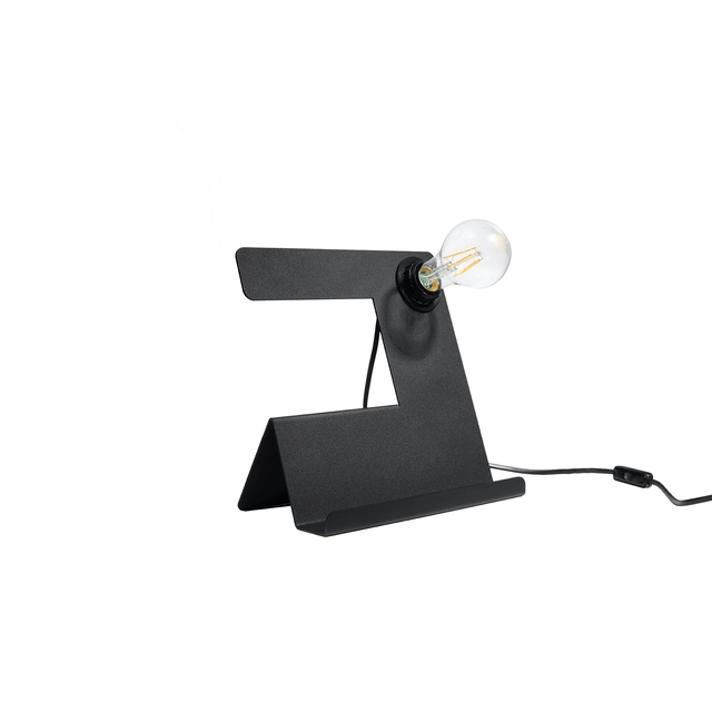 Sollux lampka biurkowa Incline E27 czarna SL.0669