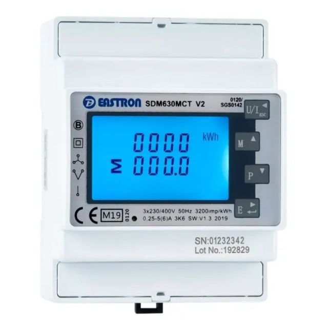 Solplanet energiemeter SDM630-MCT