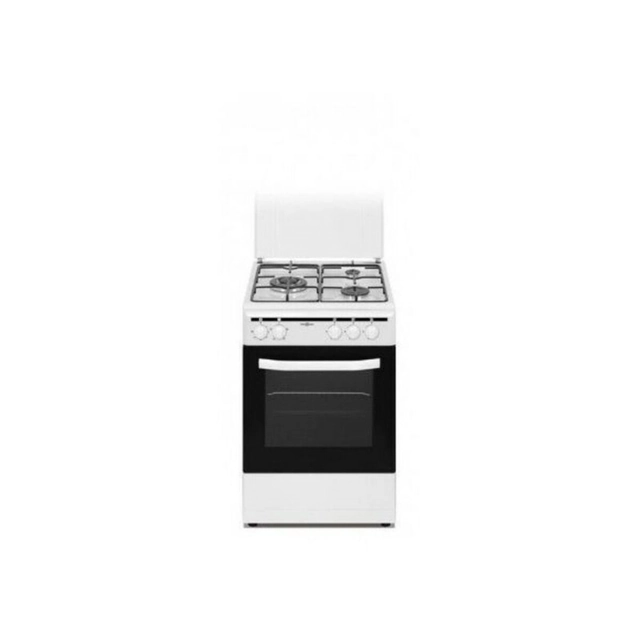 Σόμπα υγραερίου Vitrokitchen CB5535BBE BUT White Mixed (50 x 55 cm)