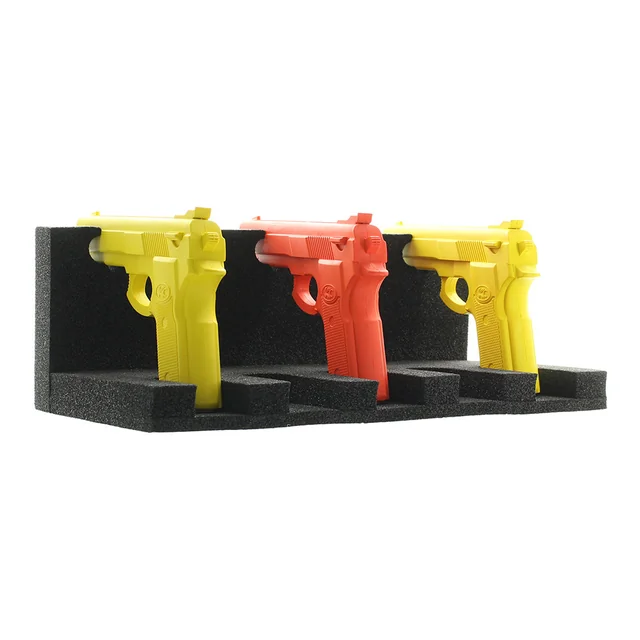 Soporte caseta pistola Gunholder135x375x206mm negru