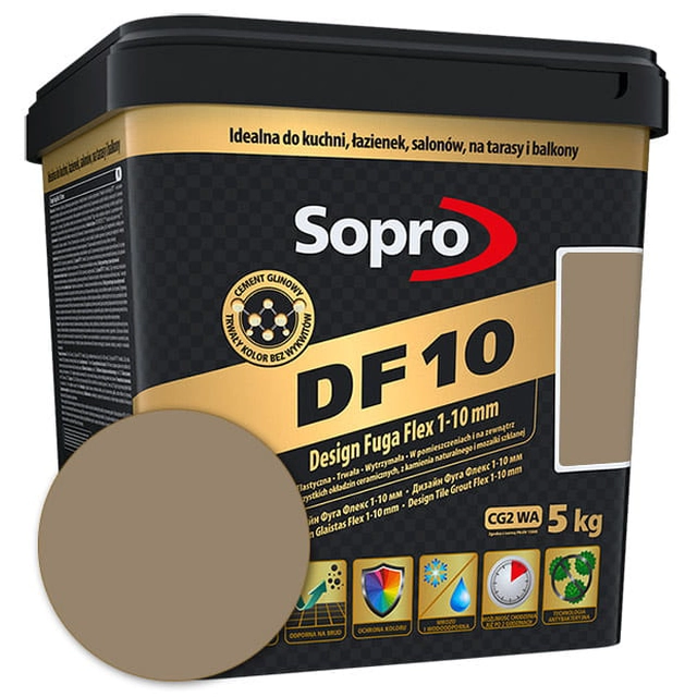 Sopro DF elastic grout 10 sahara (40) 5 kg