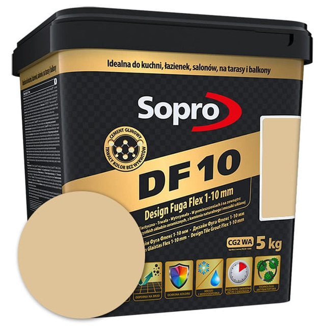 Sopro DF Elastikmörtel 10 beige (32) 5 kg