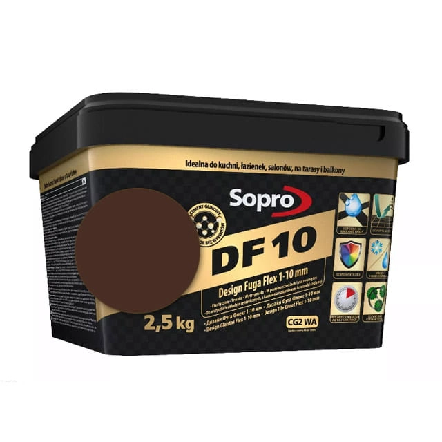 Sopro DF flexibel injekteringsbruk 10 stock brun (59) 2,5 kg