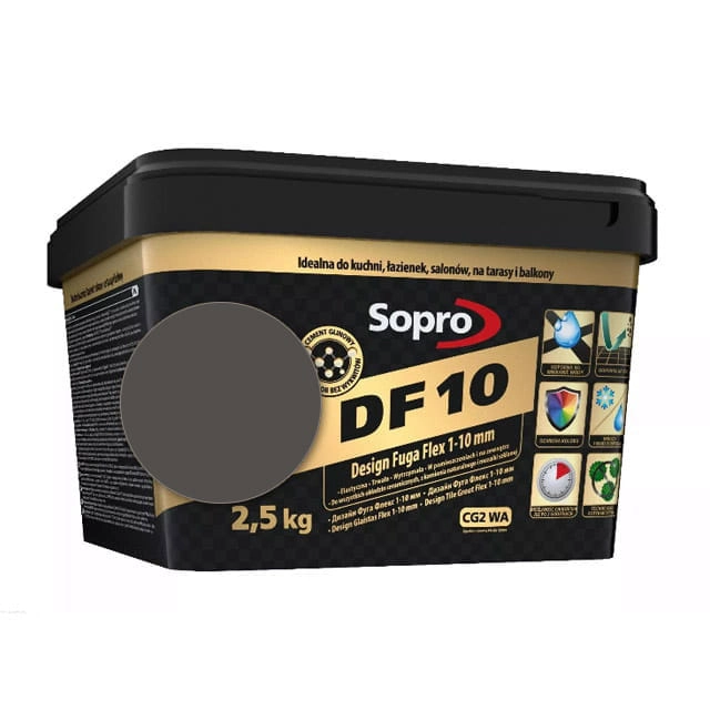 Sopro DF flexible grout 10 anthracite (66) 2,5 kg