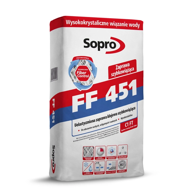 Sopro FF -liimalaasti 451 25 Kg