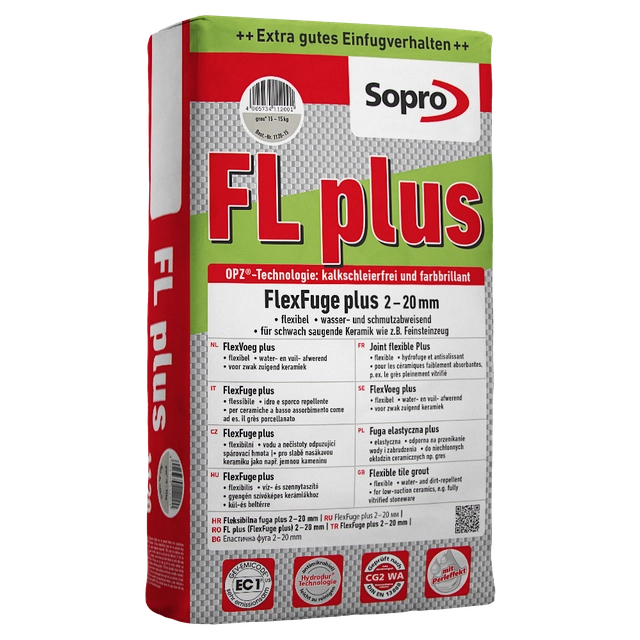 Sopro FL PLUS antrasiittisementtilaasti 15kg