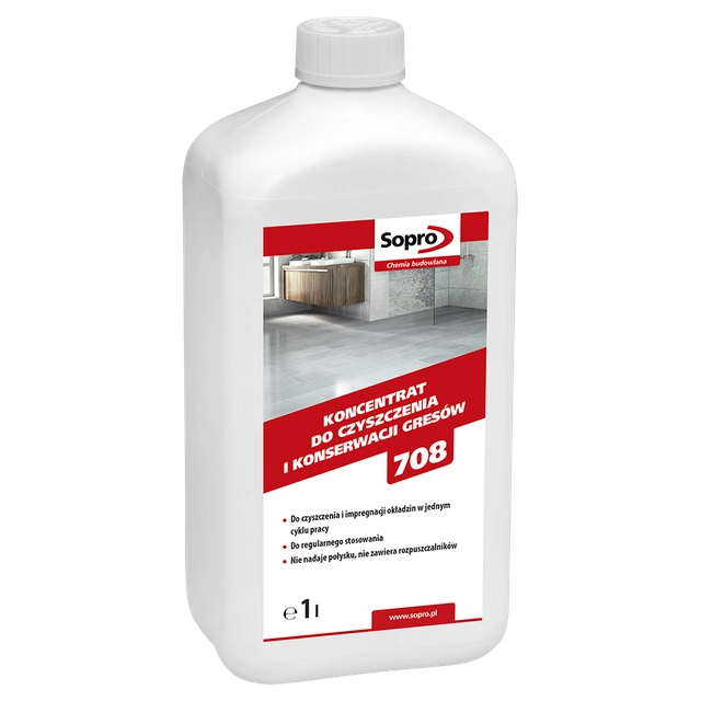 Sopro FPR concentrato detergente e preservante per gres 708 1 L