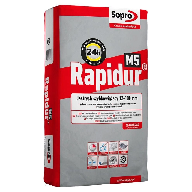 Sopro Rapidur malta rapida per massetti M5 747 25 Kg