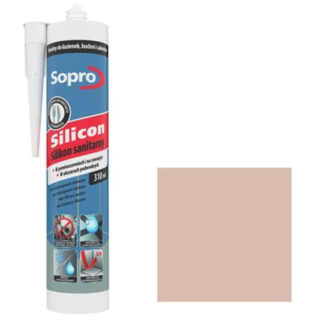 Sopro sanitarinis silikoninis smėlio spalvos bahama 34 310 ml