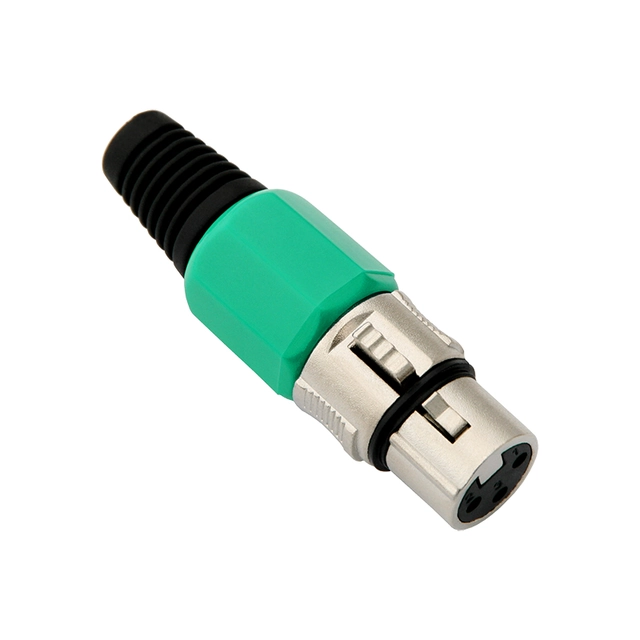 Soquete de microfone XLR 3P para cabo 1 cada