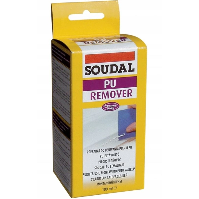 SOUDAL PU REMOVER agent for removing hardened foam 100ml
