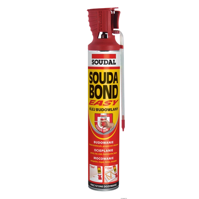 Soudal Soudabond Adhesivo de construcción fácil con aplicador 750ml