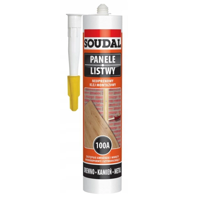 SOULDAL neoprene adhesive for mounting strips and panels 100A, 280ml
