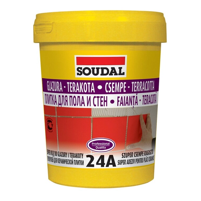 Σούπερ κόλλα SOUDAL για πλακάκια και τερακότα 24A 1 kg