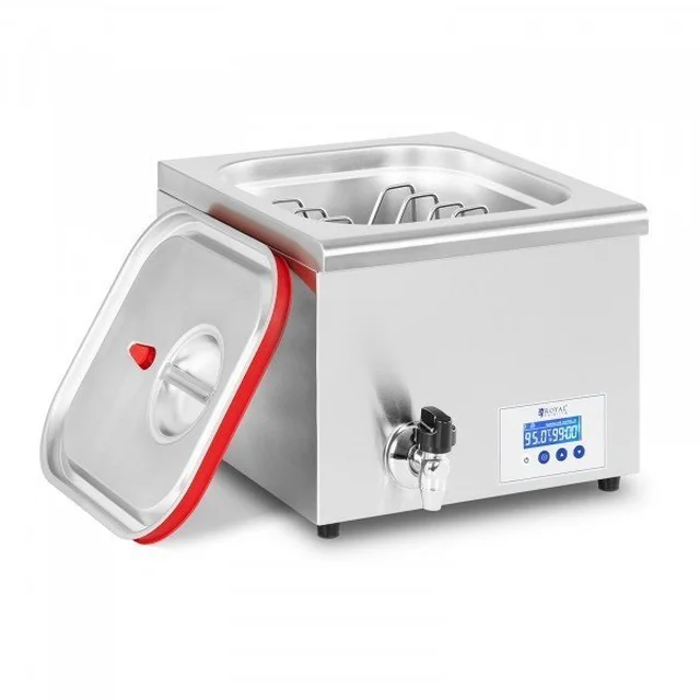 Sous vide főzőkészülék - 500 W - 30-95°C - 16 l - LCD ROYAL CATERING 10011982 RCPSU-500