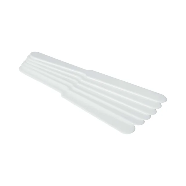 Spatula for skimming beer foam - set 6 pcs., Bar up, white, 235x26mm