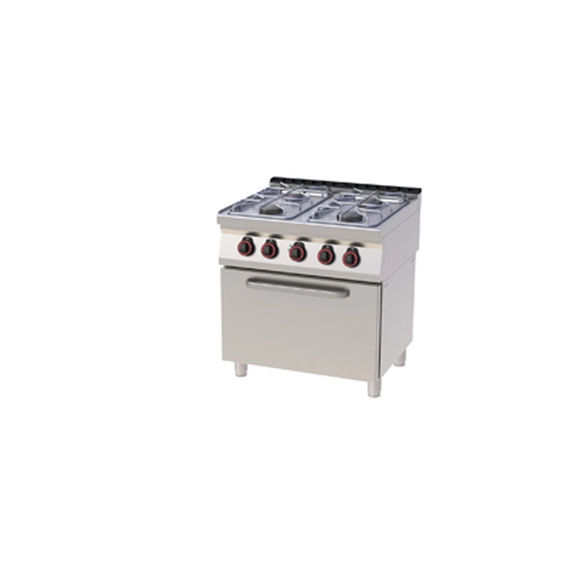 SPBT 70/80 11 GE ﻿Cucina a gas con forno. elettricoGN 1/1