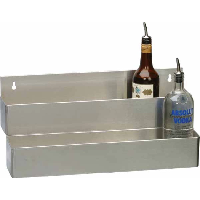 Speed ​​​​Rack de dos etapas, acero inoxidable, para botellas 2x6, 56x21x25,5cm DE.00.216