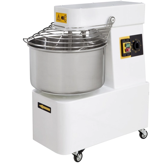 Spiraalmixer met een vaste kom 2 snelheid 25kg 88kg/h Hendi 222874