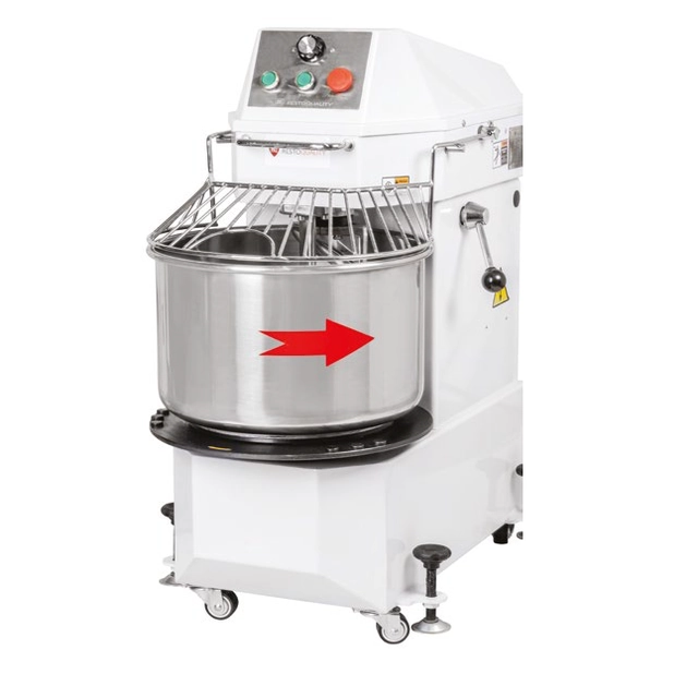 Spiraalmixer voor zwaar deeg RQS20A | 20 liter | 400V