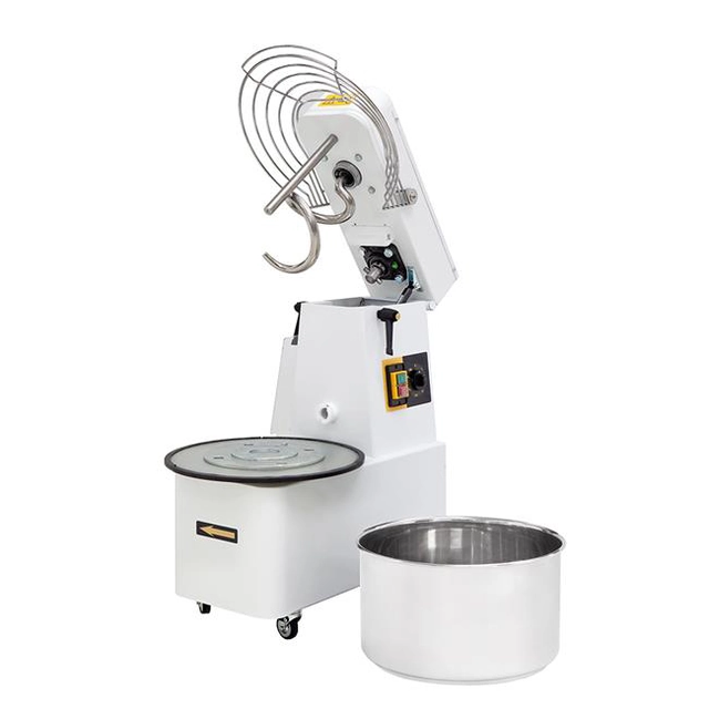 Spiral mixers with removable bowl, with 2 speeds 385x670x(H)725