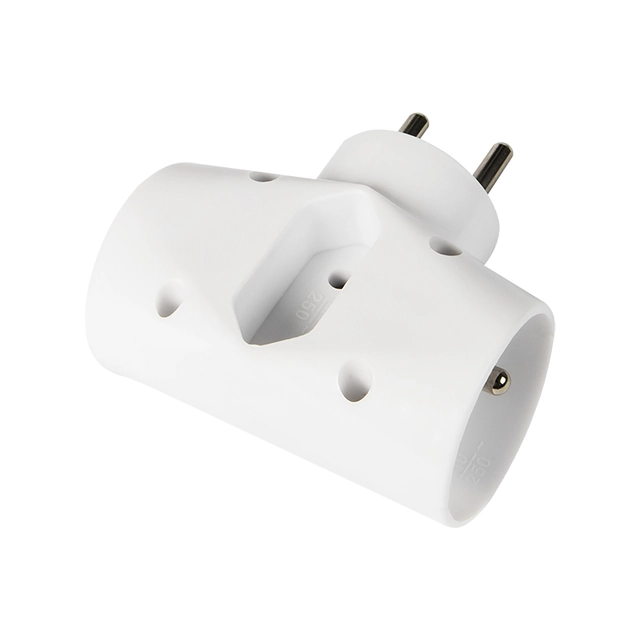 Splitter R-21 3 SOCKETS met aarding