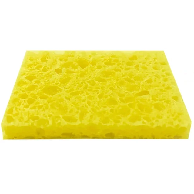 Sponge for cleaning soldering iron soldering tips