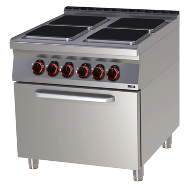 SPQT 90/80 - 21 E ﻿Ηλεκτρική κουζίνα με φούρνο stat.