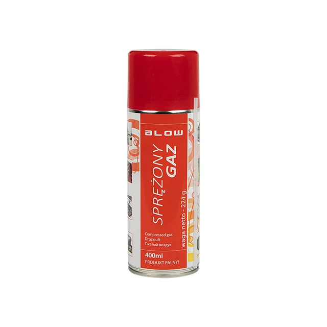 Spray Ar comprimido 400 vermelho BLOW