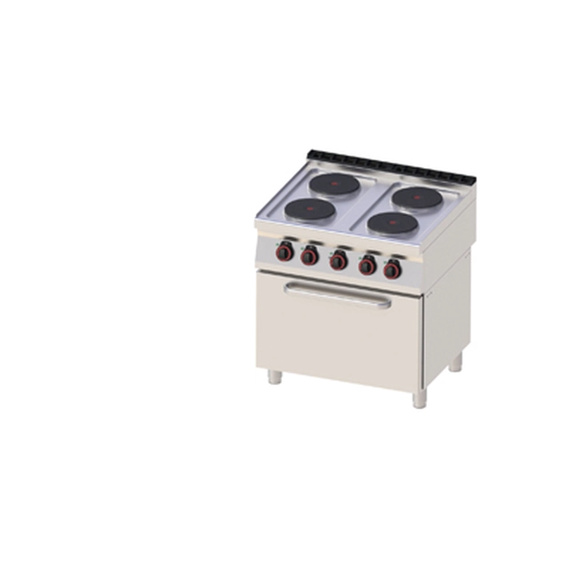 SPT 70/80 11 E ﻿Elektrisch fornuis met oven GN 1/1