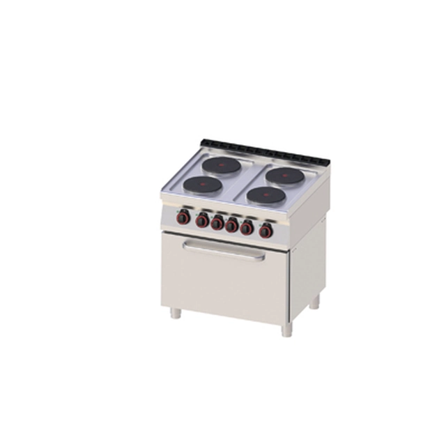 SPT 70/80 21 E ﻿Cuisinière électrique avec four GN 2/1