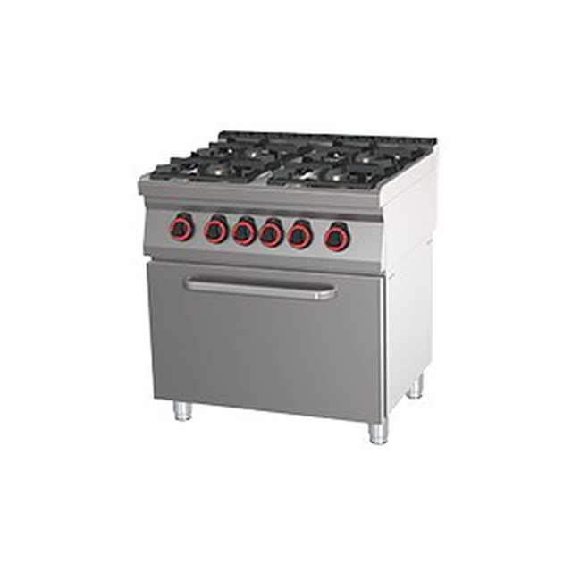 SPT 70/80 21 GE ﻿Cuisinière à gaz avec électrique. enferGN 2/1