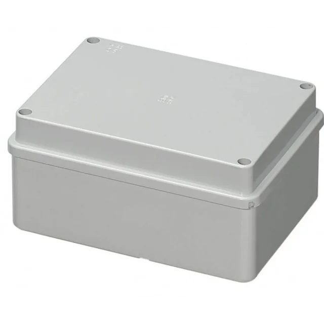 Square applied box 150x110x70mm IP56 for distribution junction ABS UV resistance without grommet smooth edges