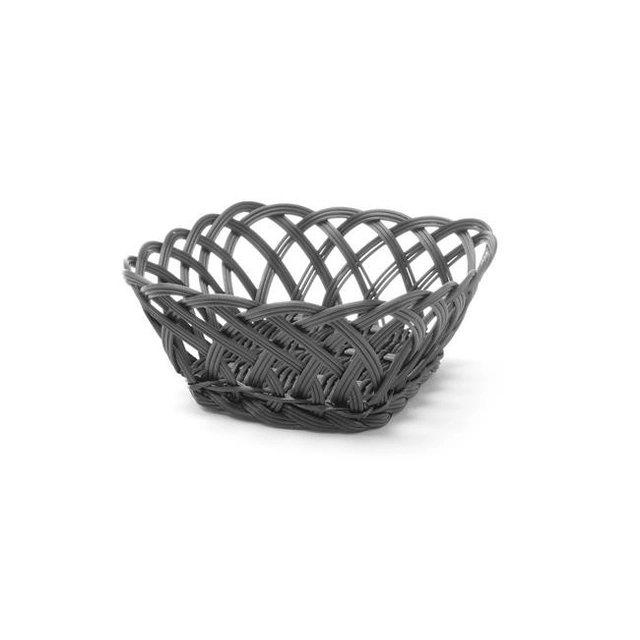 Square woven basket 190x190 mm