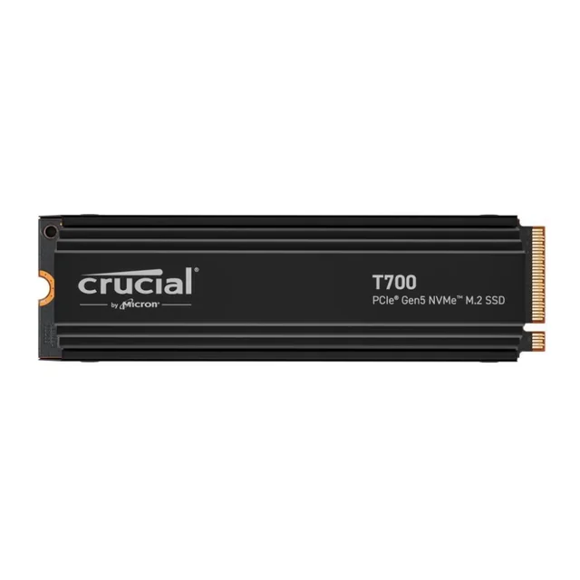 SSD PCIE G5 M.2 NVME 4TB W/HS/T700 CT4000T700SSD5 AFGØRENDE